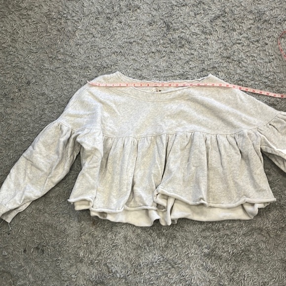 Women's Free People Oversize Sweater Balloon detail sleeve Size Small - Picture 1 of 10